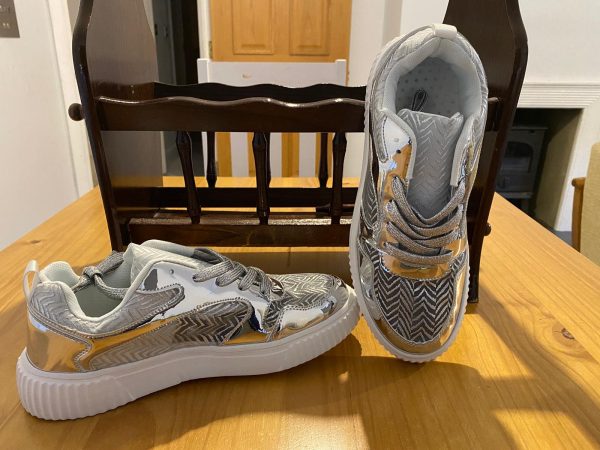 SILVER SNEAKERS