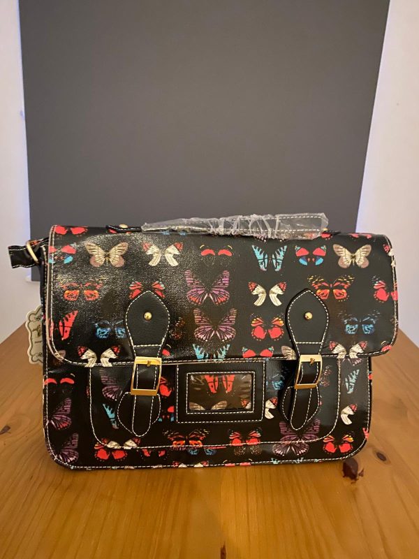 BLACK BUTTERFLY BAG