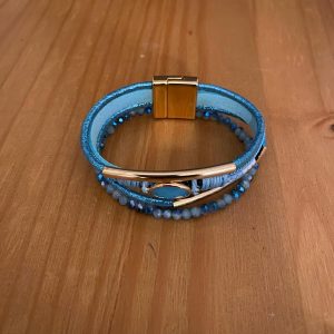 Blue&gold bracelet